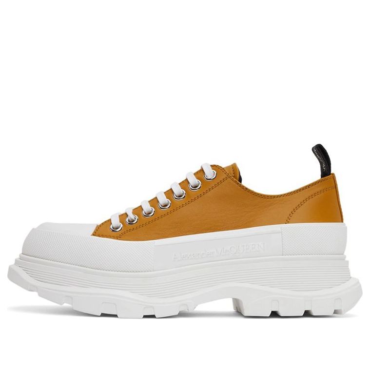 Alexander McQueen Tread Slick Sneakers 'Tan White
