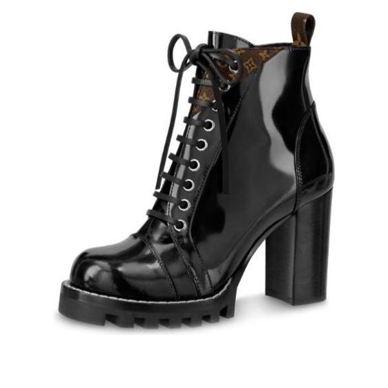 LOUIS VUITTON LV Star Trail Ankle Women's Boots 'Black with Conor Monogram'