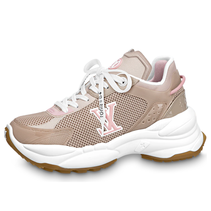 (WMNS) LOUIS VUITTON Run 55 Sneakers 'Tan Pink' 1ABVMW #