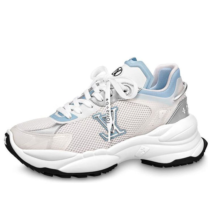 (WMNS) Louis Vuitton Run 55 Sneakers 'White Blue' 1ABVII #