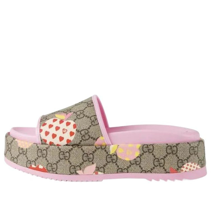 (WMNS) Gucci Rubber GG Slide 'Les Pommes' 664214-22K20-8961 #