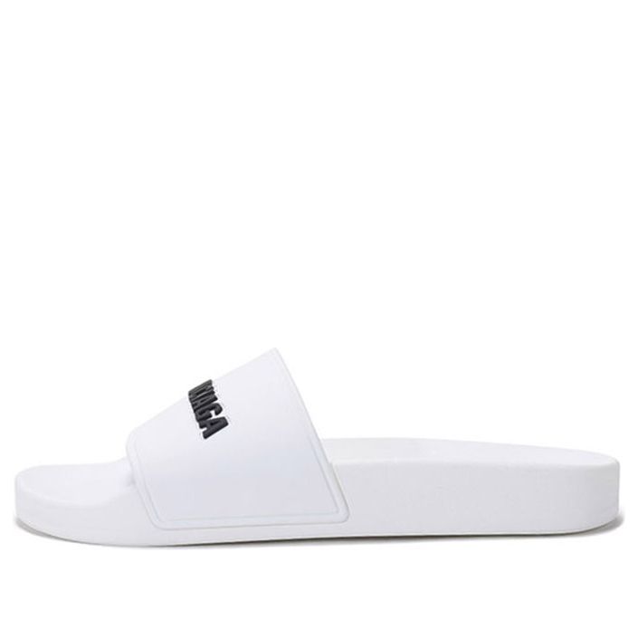 (WMNS) Balenciaga Pool Slides 'White Black' 565547W1S839034 #