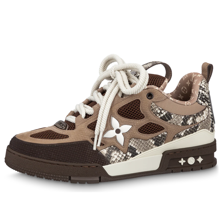 LOUIS VUITTON Skate Sneakers 'Brown' 1ABMG5 #