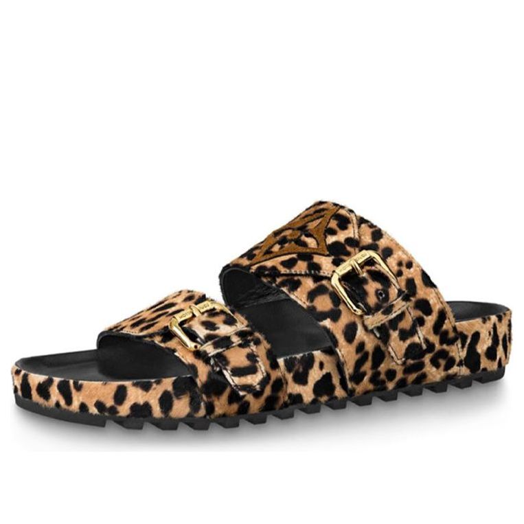 (WMNS) LOUIS VUITTON LV Bom Dia Sandals 'Brown' 1A5N21 #