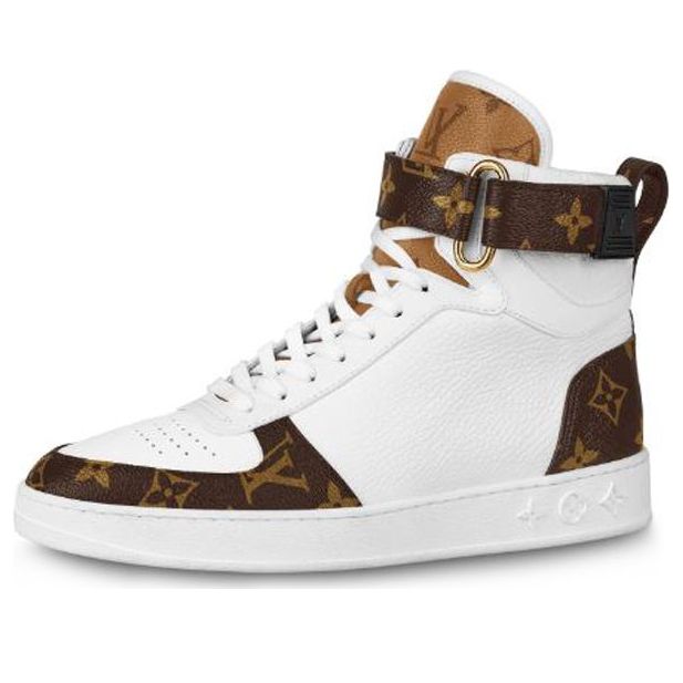 (WMNS) LOUIS VUITTON LV Boombox High-Top Sneakers White 1A87Q2 #