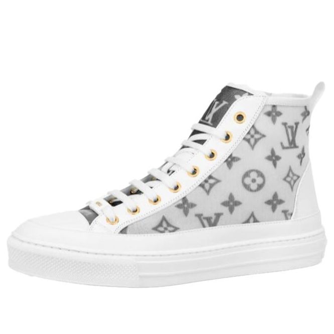 LOUIS VUITTON Stellar Ankle Sneakers Women 'White Grey'
