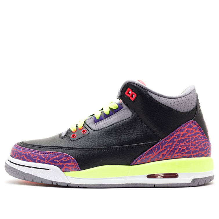 (GS) Air Jordan 3 Retro 'Black Atomic Red' 441140-039 #