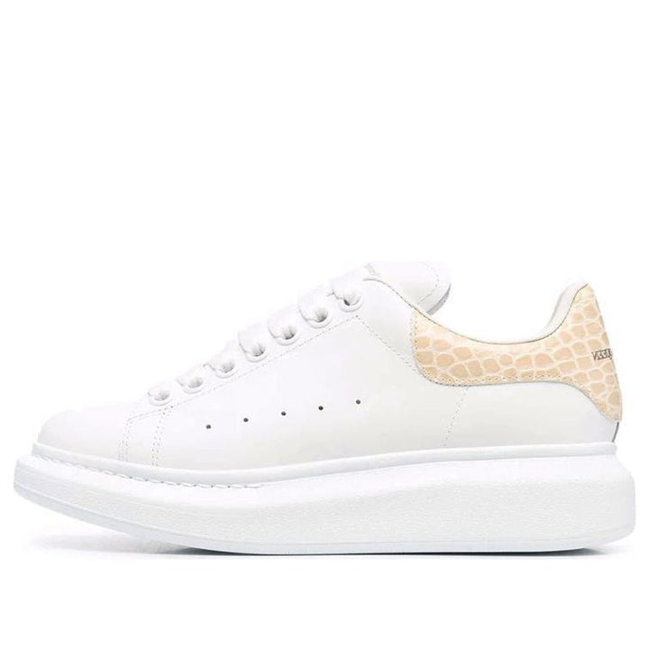 (WMNS) Alexander McQueen Oversized Sneaker 'White Sand' 553770WIBNA9758 #