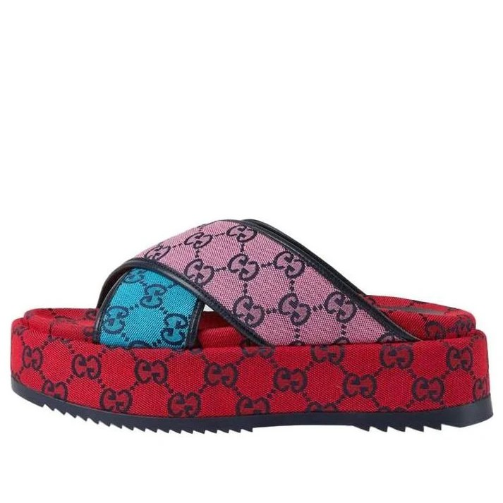 (WMNS) Gucci GG Platform Sandal 'Multicolor' 663666-2UZU0-4281 #